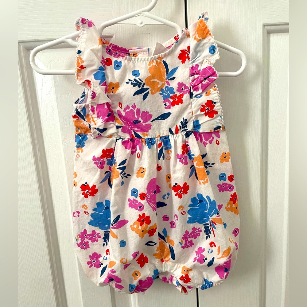 Baby Girl Flower Romper